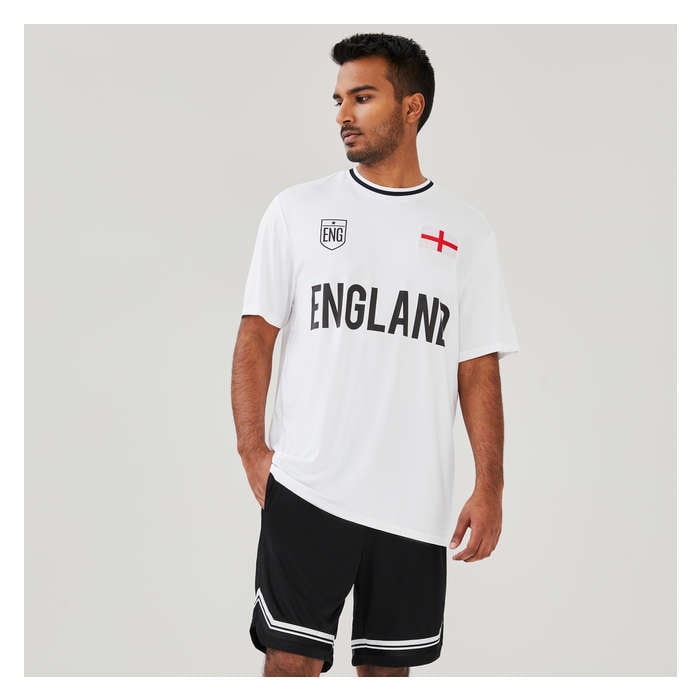 Men's Adult England Soccer Jersey T-Shirt